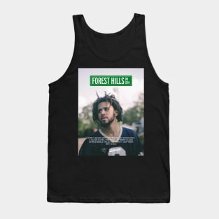 J Cole – 2014 Forest Hills Drive | Tracklist Poster Tank Top